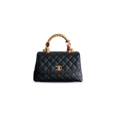 CHANEL FLAP HANDBAG AS2215 (23*14*8cm)